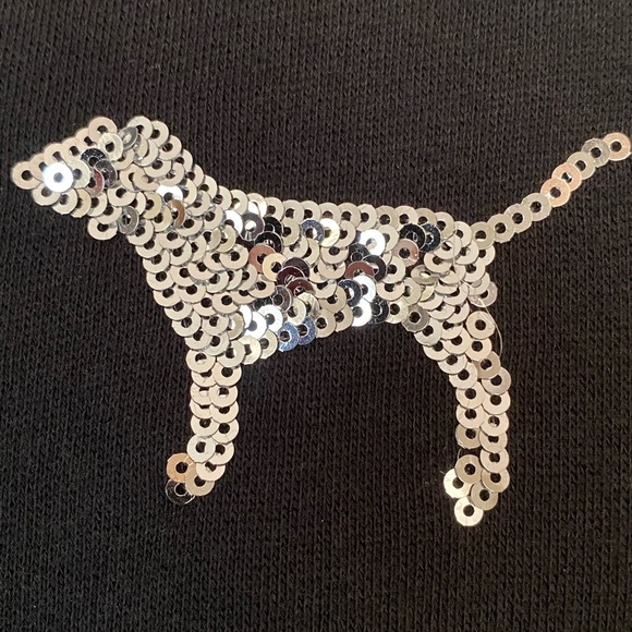 PINK Zebra Sequins Sweater XS - Picture 2 of 7